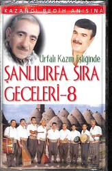 Şanlıurfa Sıra Geceleri 8 - Urfalı Kazım Eşliğinde Kaset (Sıfır) KST28644 - 1