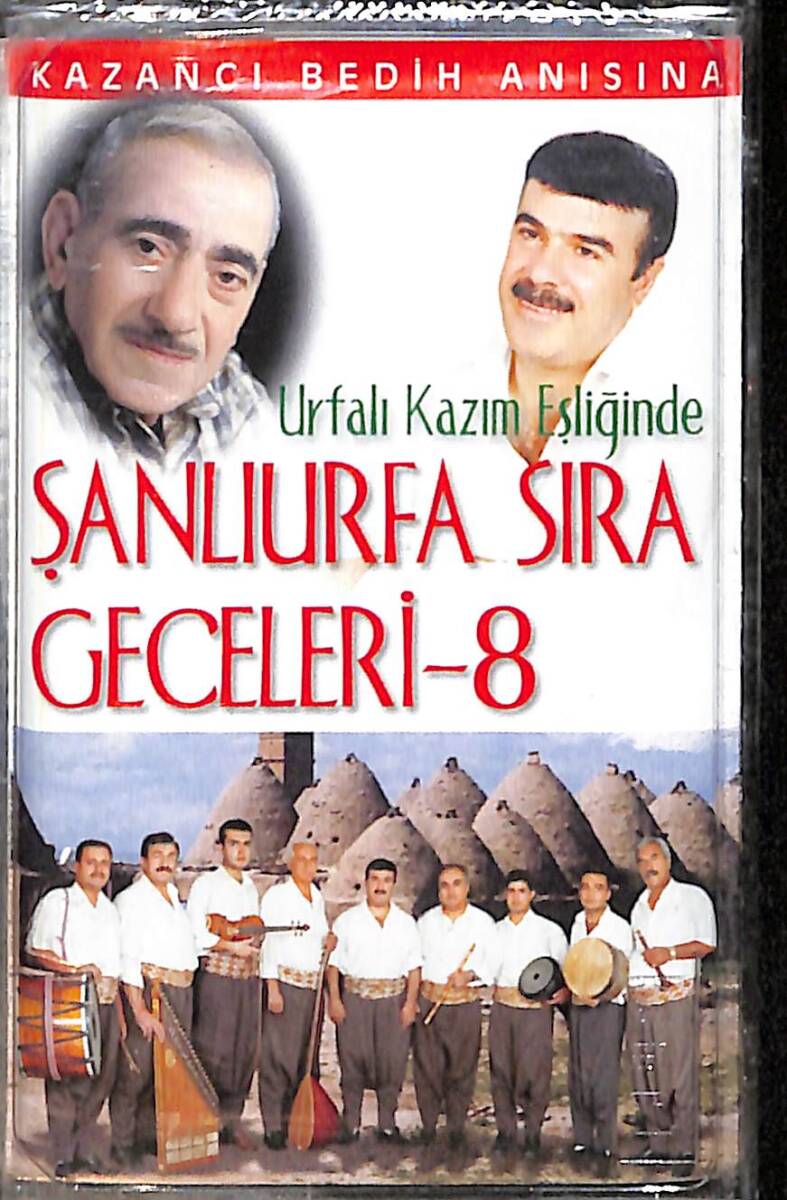 Şanlıurfa Sıra Geceleri 8 - Urfalı Kazım Eşliğinde Kaset (Sıfır) KST28644 - 1