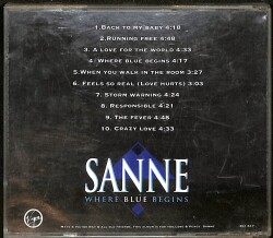 Sanne - Where Blue Begins CD (İkinci El) CD5637 - 2