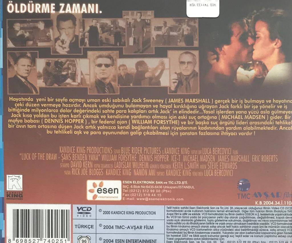 Şans Benden Yana VCD Film VCD8368 - 2