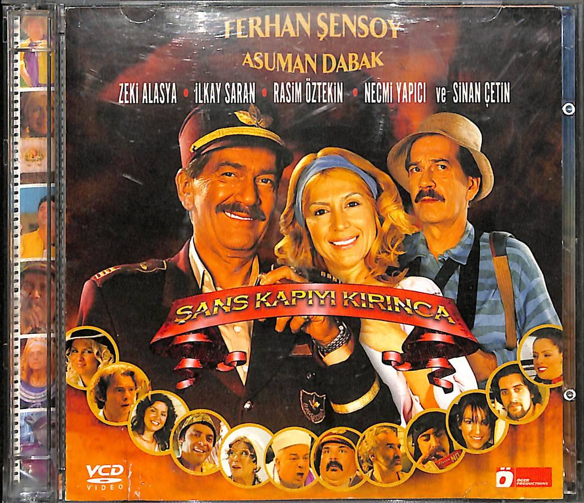 Şans Kapıyı Kırınca (2005) Orjinal VCD Film ' Ferhan Şensoy - Rasim Öztekin - Zeki Alasya ' VCD28075 - 1