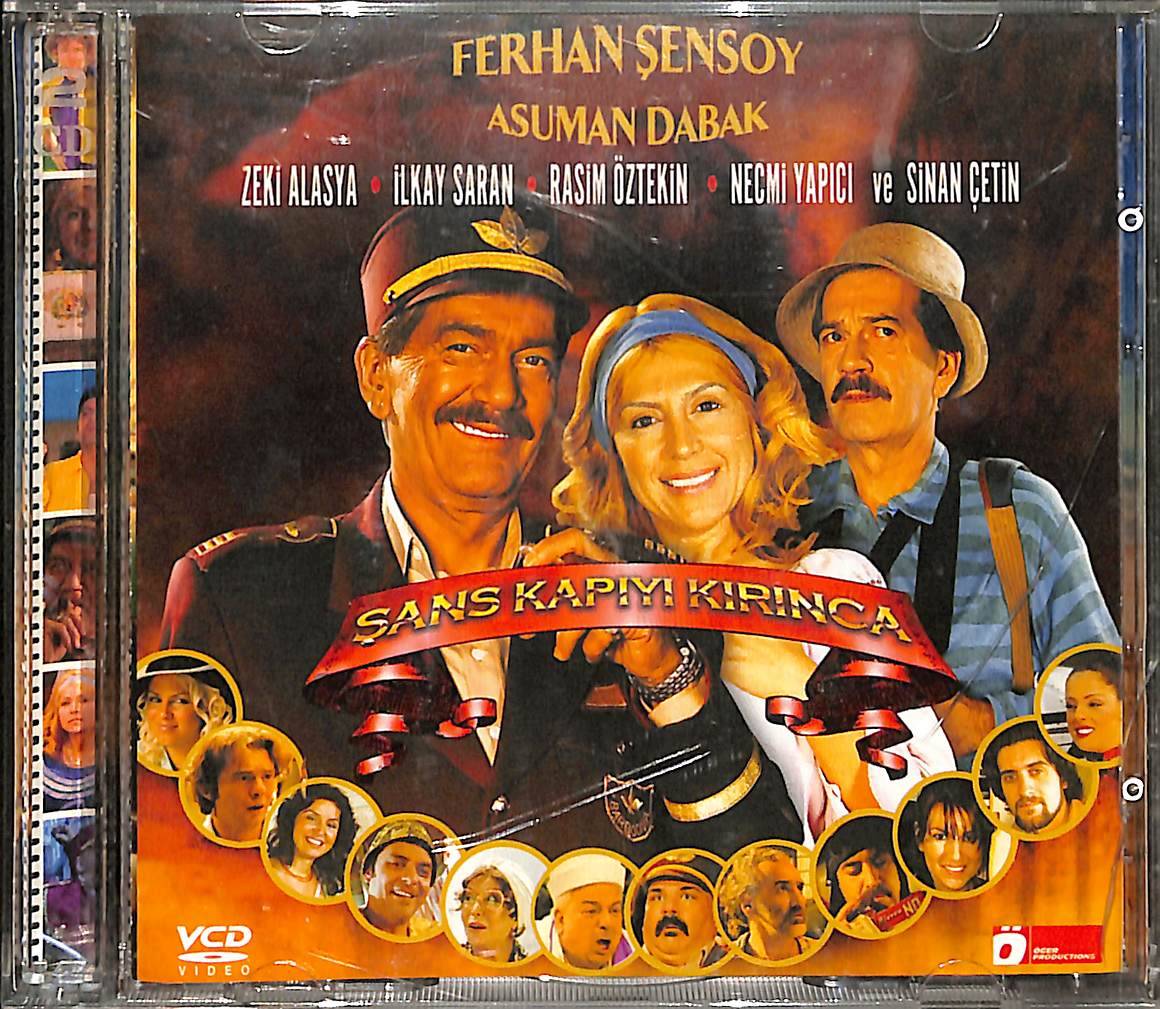 Şans Kapıyı Kırınca (2005) Orjinal VCD Film ' Ferhan Şensoy - Rasim Öztekin - Zeki Alasya ' VCD28835 - 1