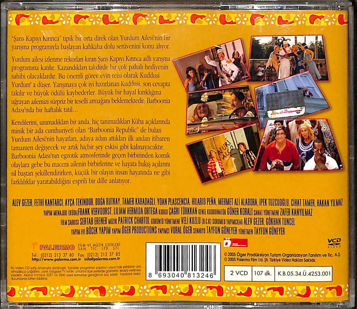 Şans Kapıyı Kırınca (2005) Orjinal VCD Film ' Ferhan Şensoy - Rasim Öztekin - Zeki Alasya ' VCD28835 - 2