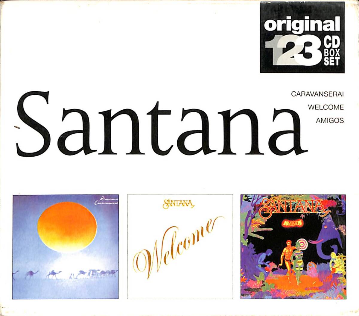 Santana - Caravanserai - Welcome - Amigos CD (İkinci El) CD4669 - 1