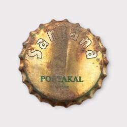 Santana Portakallı ( Giresun) 1980s Basılmamış Gazoz Kapağı CMK1465 - 3