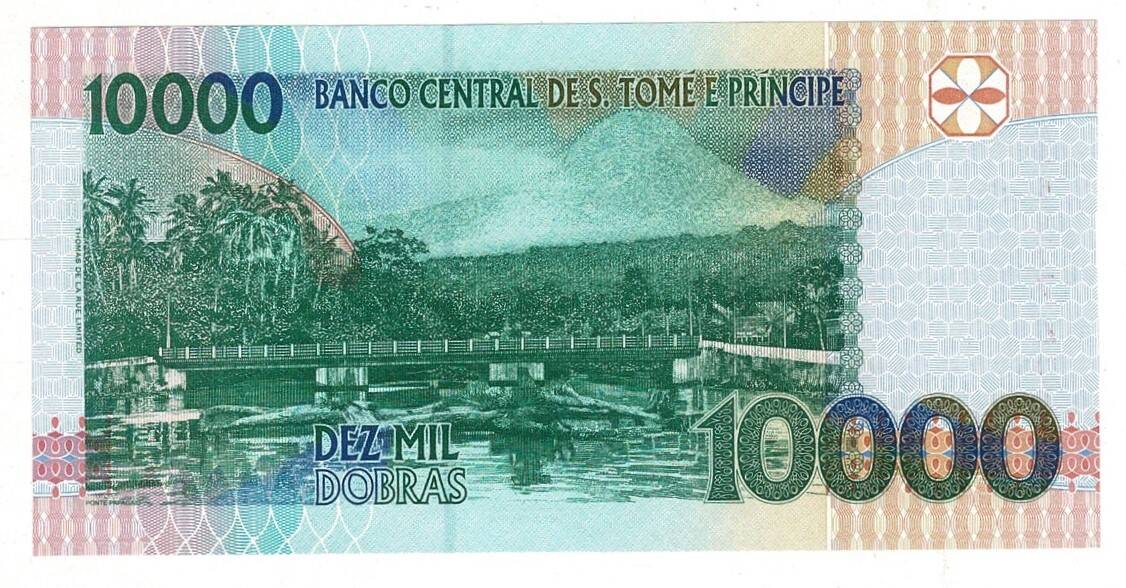 Sao Tome Principe 10000 Dobras 1996 ÇİL YKP8128 - 2