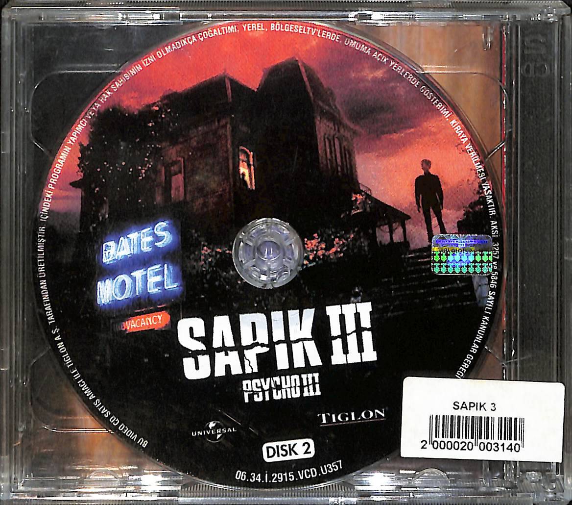 Sapık III VCD Film (İkinci El) VCD27578 - 2