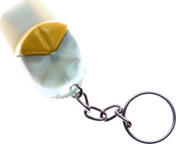 Şapka Formunda Düdüklü Eski Anahtarlık AKS1165 - 4