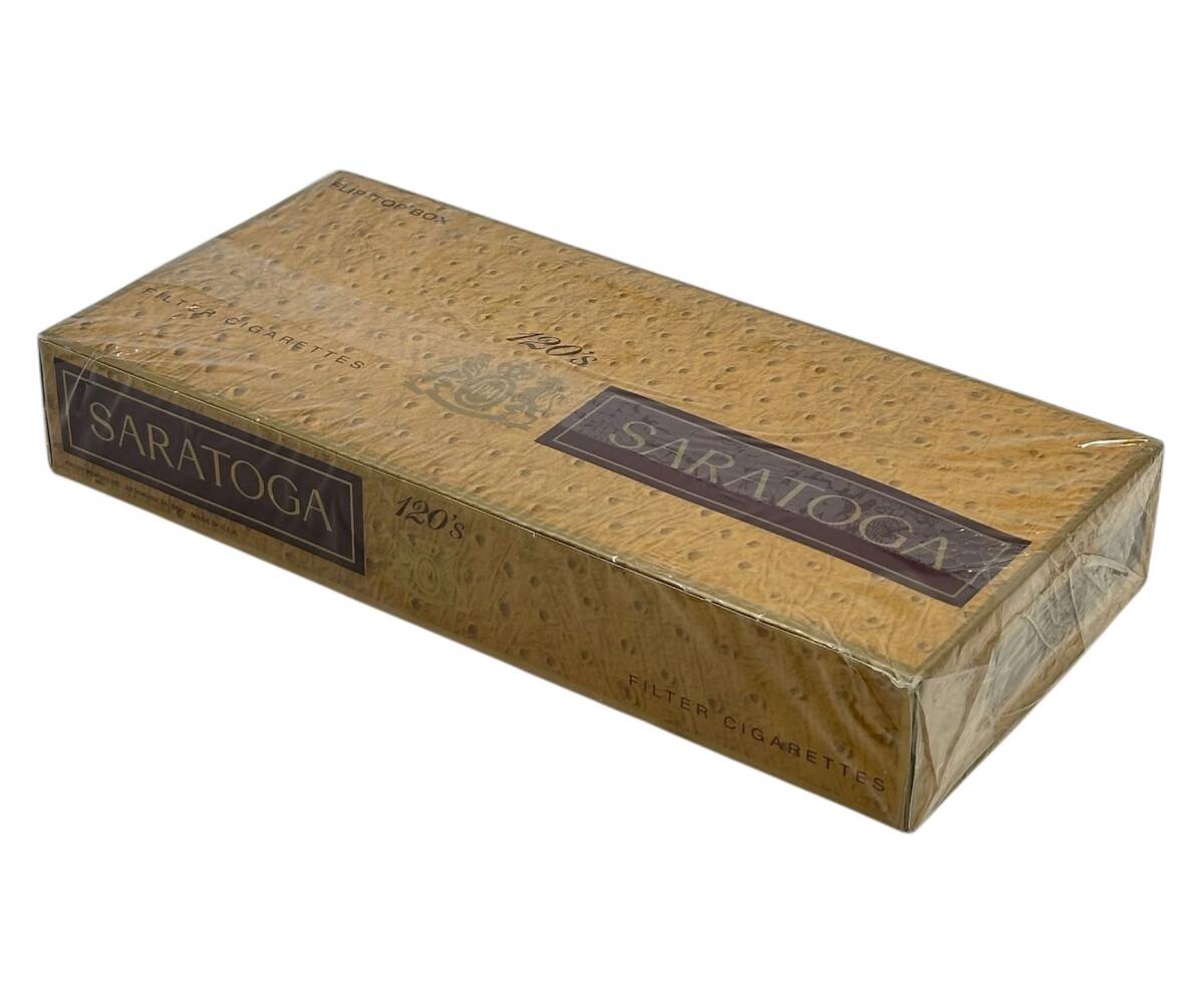 Saratoga 120's Açılmamış Karton Filtreli Sigara 1970'ler AOB4783 - 3