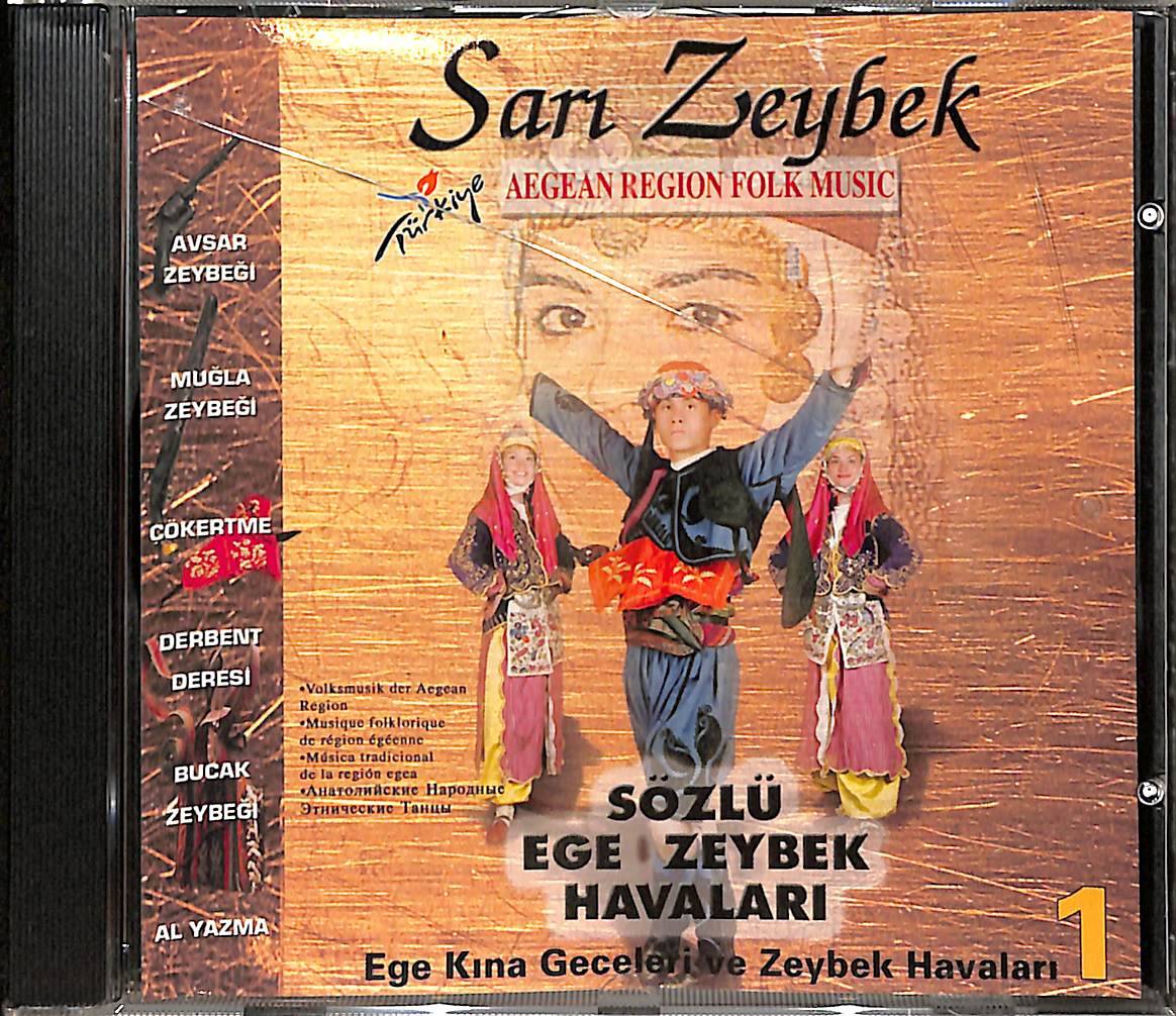 Sarı Zeybek Sözlü Ege Zeybek Havaları Muzik CD - 1