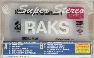 Sarıköylü Tevfik - Sözlü Roman Havaları 2 - Kaset KST12045 - 2