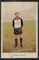 Sarıyer Spor Futbol Oyuncusu Çelebiç Kartpostal KRT4670 - Gökçekoleksiyon