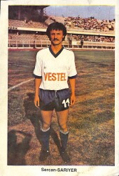 Sarıyer Spor Futbol Oyuncusu Sercan Kartpostal KRT4671 - Gökçekoleksiyon