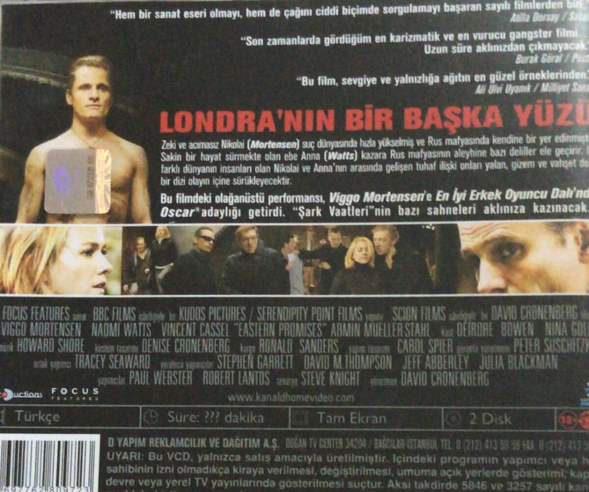 Şark Vaatleri VCD Film VCD7089 - 2