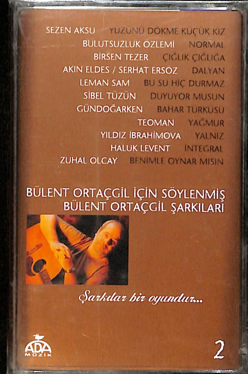 Şarkılar Bir Oyundur - Bülent Ortaçgil İçin Söylenmiş Bülent Ortaçgil Şarkıları Kaset (Sıfır) KST28433 - 1