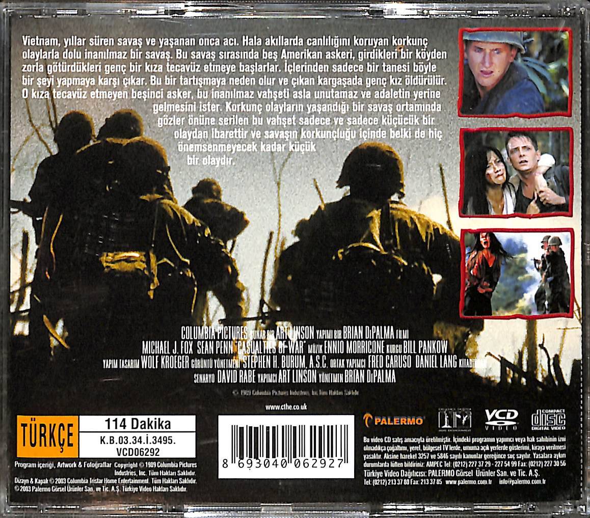 Savaş Günahları – Casualties of War (1989) Orijinal VCD Film VCD28762 - 2