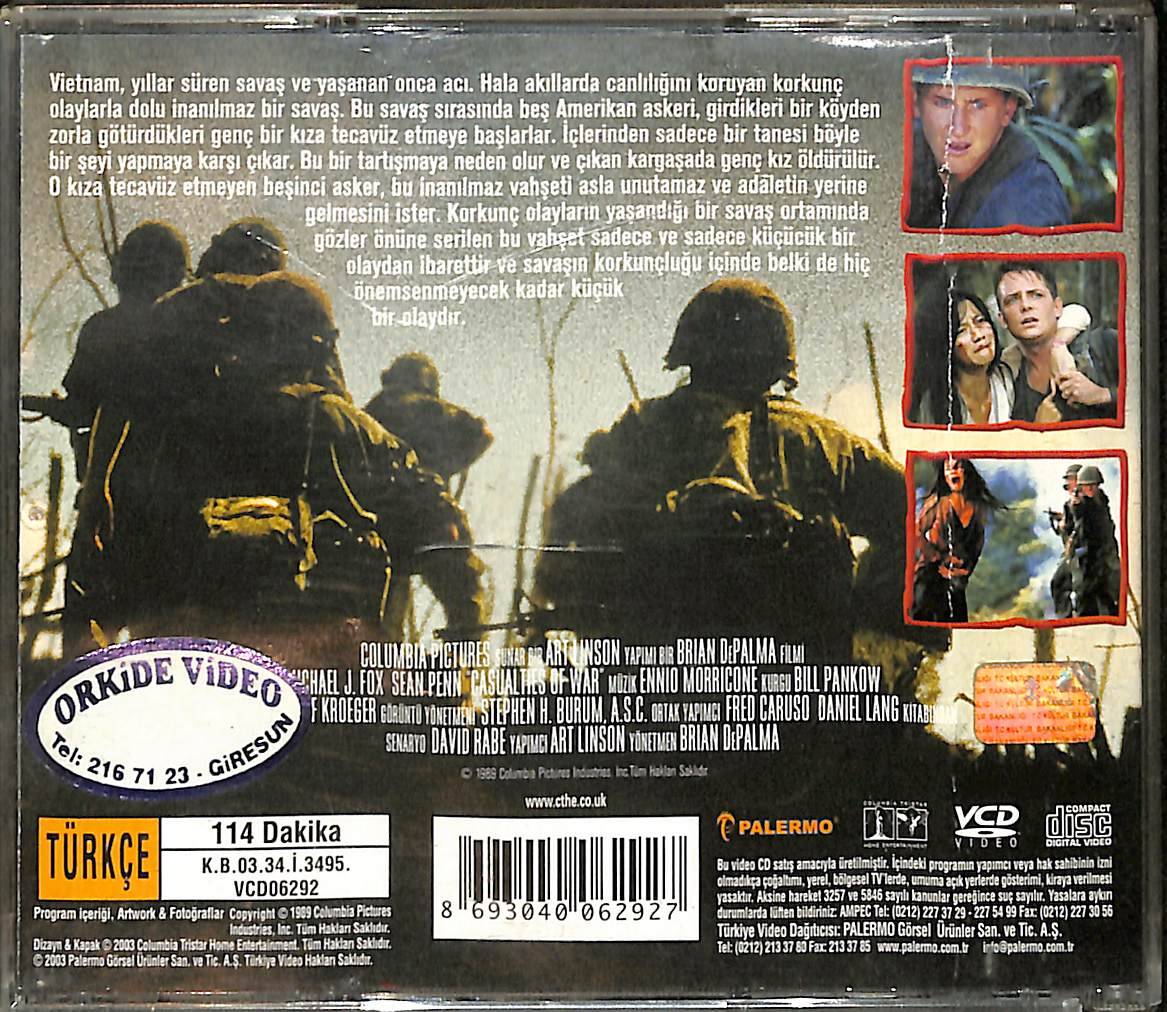 Savaş Günahları VCD Film VCD27300 - 2