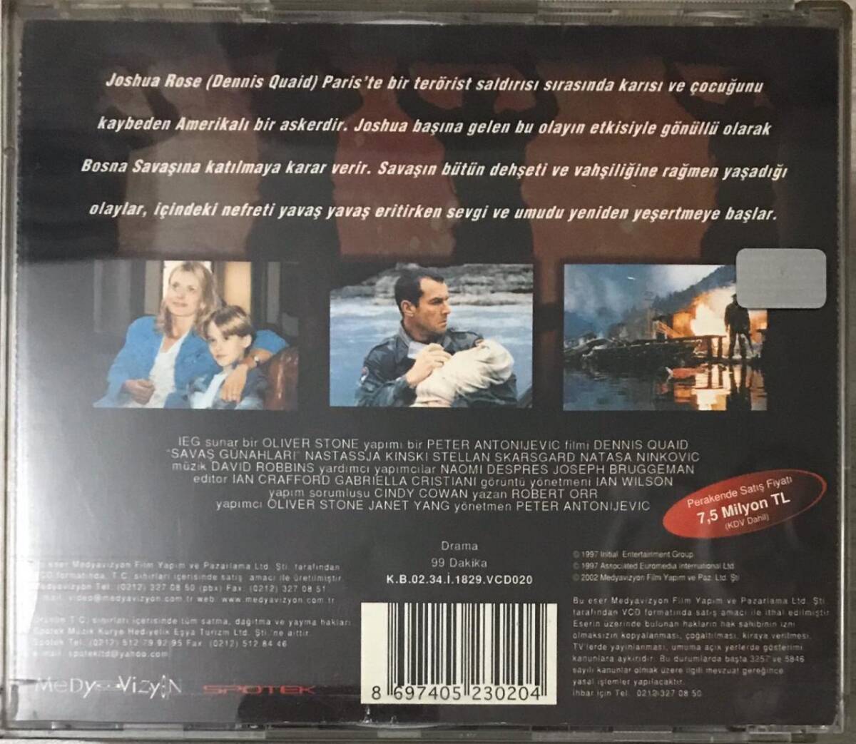 Savaş Günahları VCD Film VCD5537 - 2