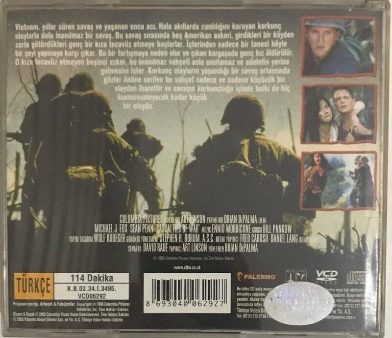 Savaş Günahları VCD Film VCD6647 - 2
