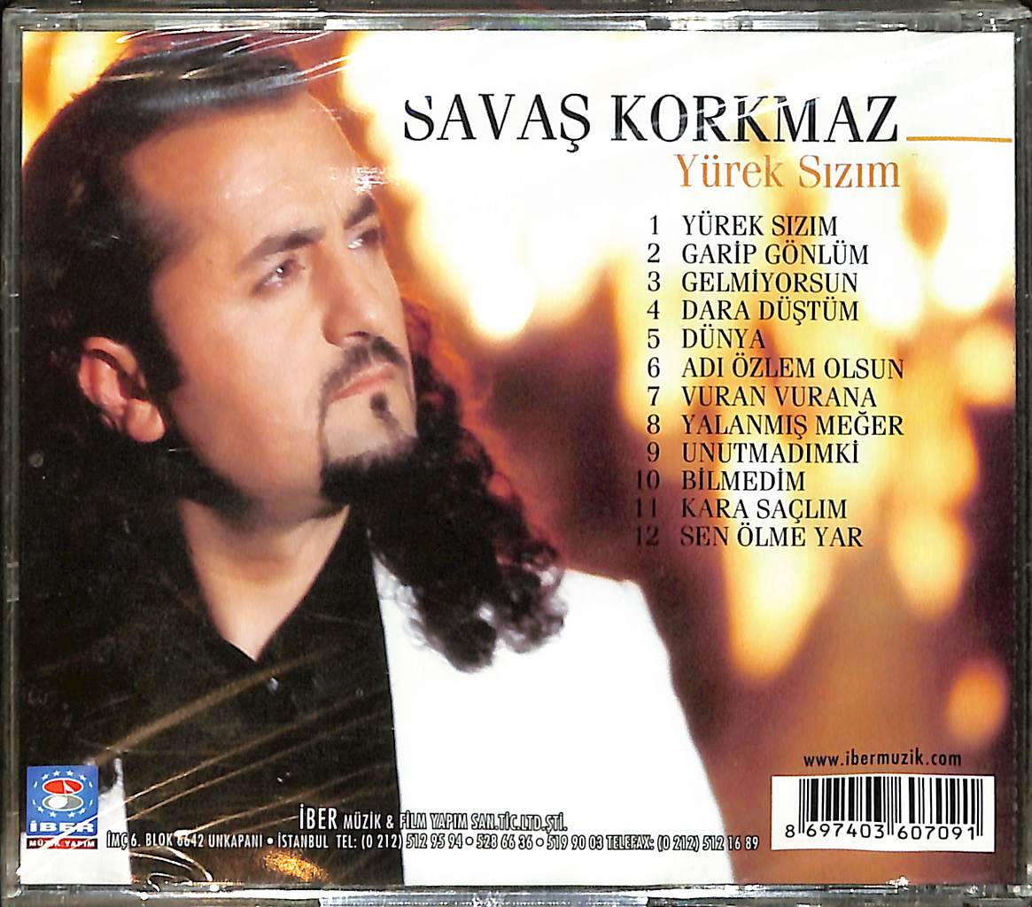 Savaş Korkmaz - Yürek Sızım CD (Sıfır) CD4700 - 2