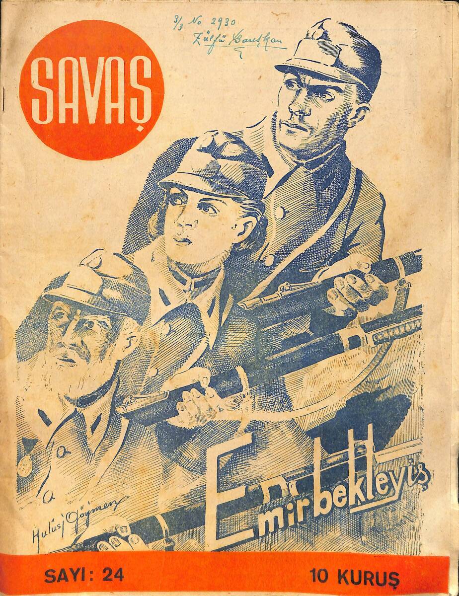 Savaş Mecmuası 1 Şubat 1941 Sayı: 22 – Gedikli Denizcilerimiz Donanmaya İltihak Ederlerken.. – Askeri Liseler Tarihi NDR101655 - 1
