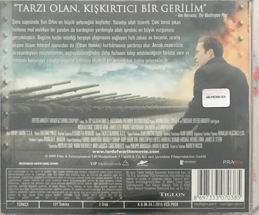 Savaş Tanrısı VCD Film VCD5691 - 2