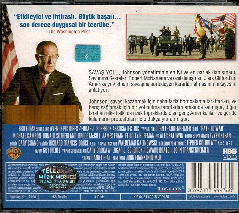 Savaş Yolu (3Disk) VCD Film VCD9877 - 2