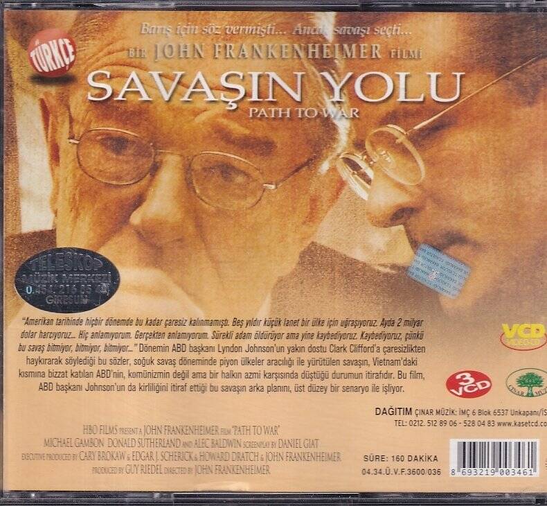 Savaşın Yolu VCD Film VCD9680 - 2