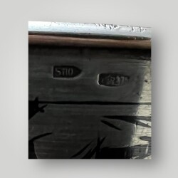 Savat İşçilikli Damgalı Ermenice Yazılı Gümüş Kase – Koleksiyonluk Nadir Parça AOB6024 - 4