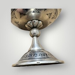 Savat İşçilikli Damgalı Rus Gümüş Şekerlik AOB6023 - 4