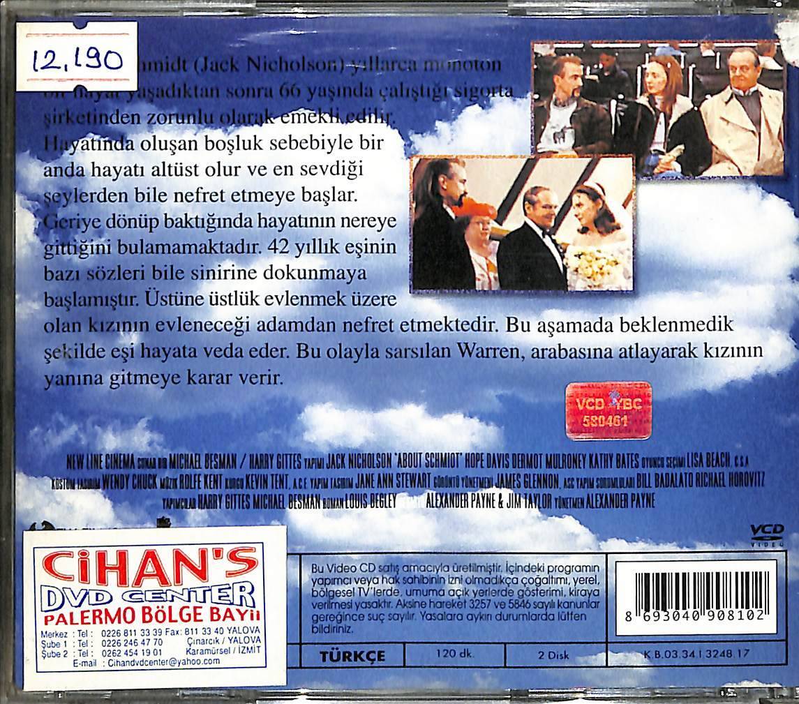 Schmidt Hakkında (Jack Nicholson) VCD Film VCD15943 - 2