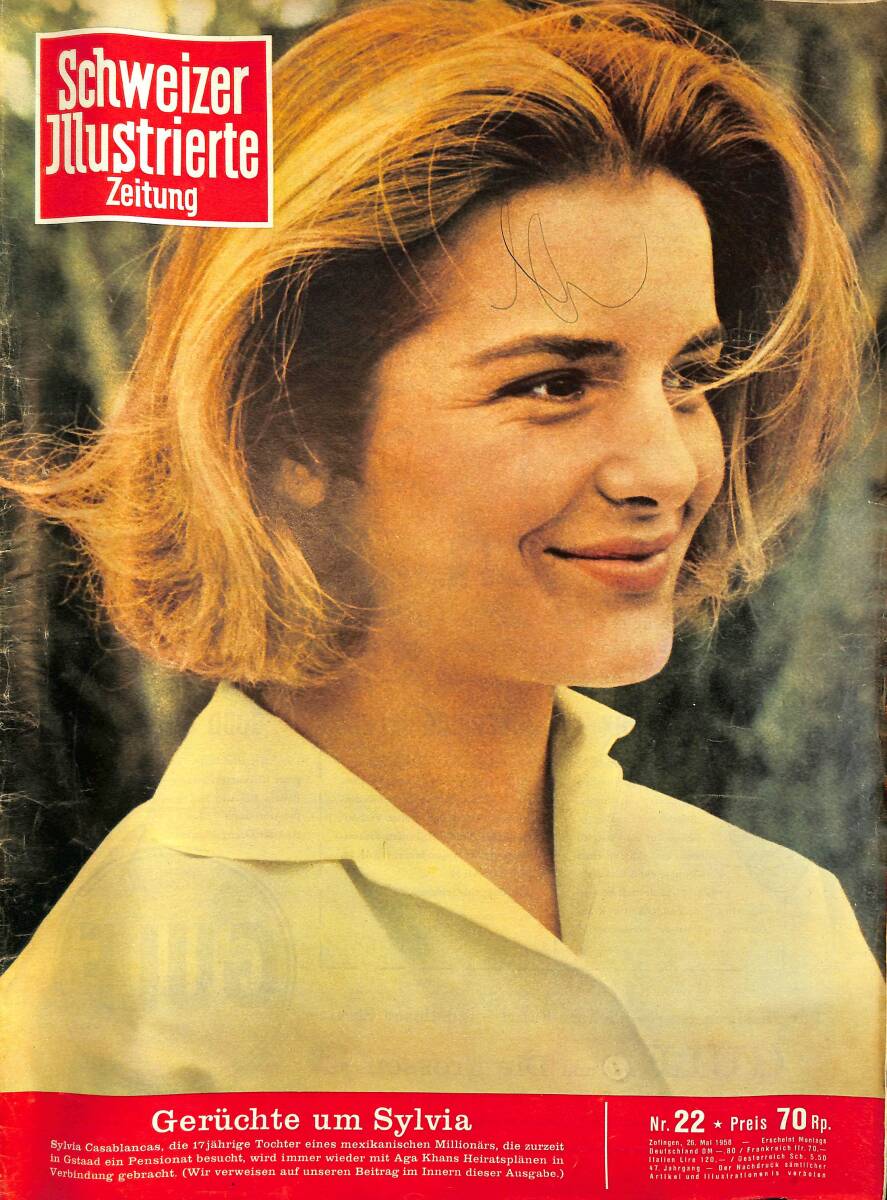 Schweizer Illustrierte Zeitung 26 May 1958 - Sylvia Casablancas, Tarzan Lex Barker, Arabiens NDR96689 - 1