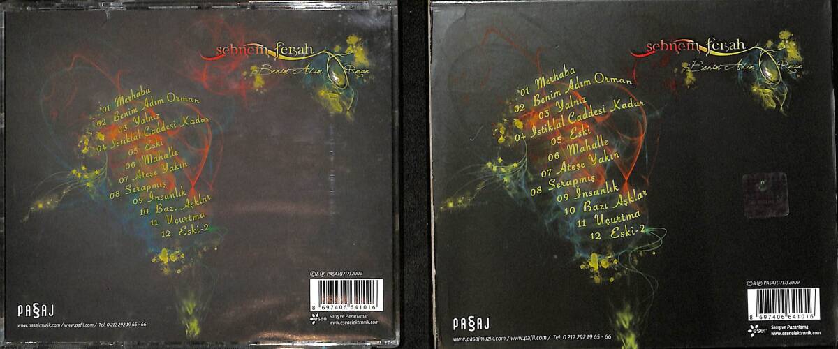 Şebnem Ferah - Benim Adım Orman CD (İkinci El) CD3707 - 2