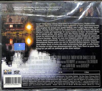 Secret Window VCD Film VCD25070 - 2
