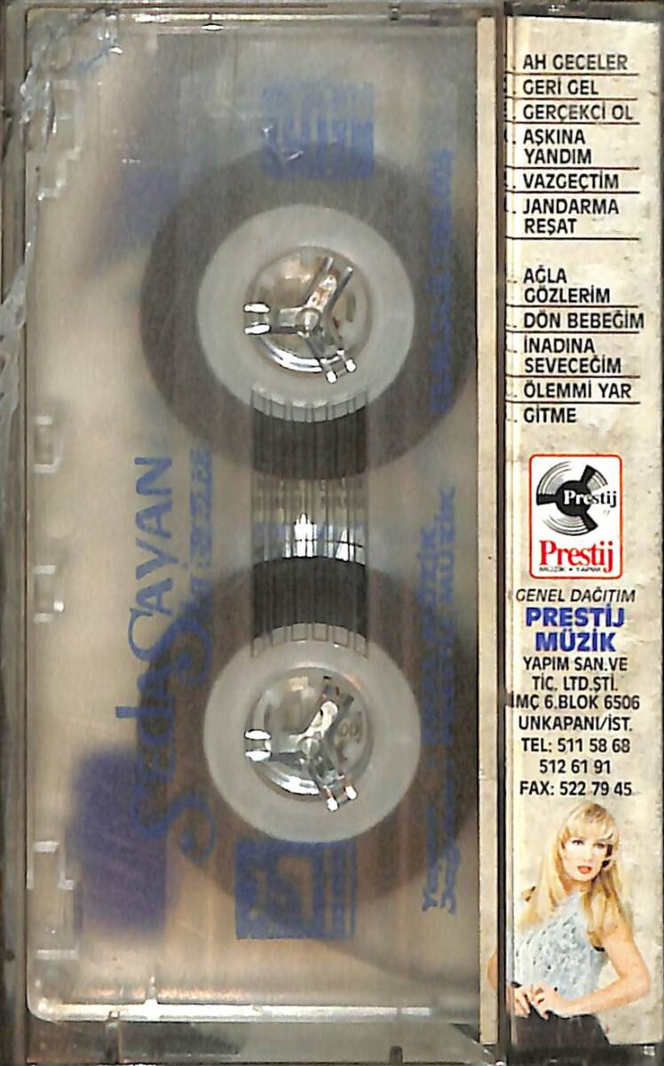 Seda Sayan - Ah Geceler Kaset (İkinci El) KST26838 - 2
