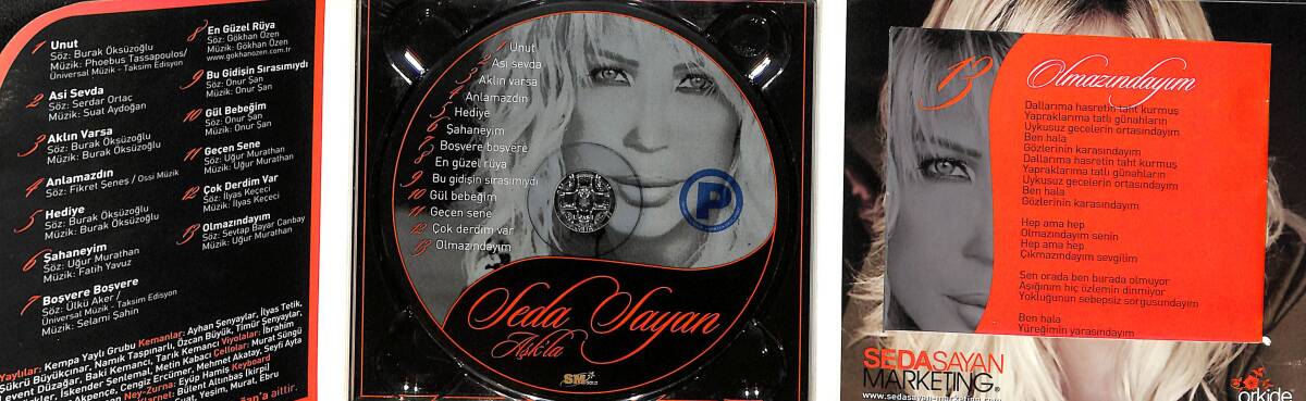 Seda Sayan - Aşk'la CD (İkinci El) CD4727 - 2