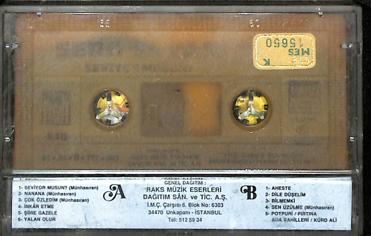 Seda Sayan – Seviyormusun Orijinal Kaset (İkinci El) * Hamle Müzik - Sarı Bandrol - 1991 * KST30170 - 2