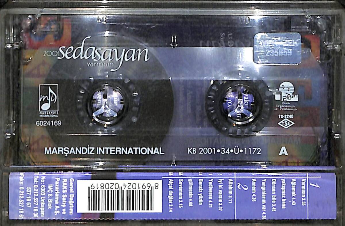 Seda Sayan - Varmısın Kaset (İkinci El) KST29282 - 2