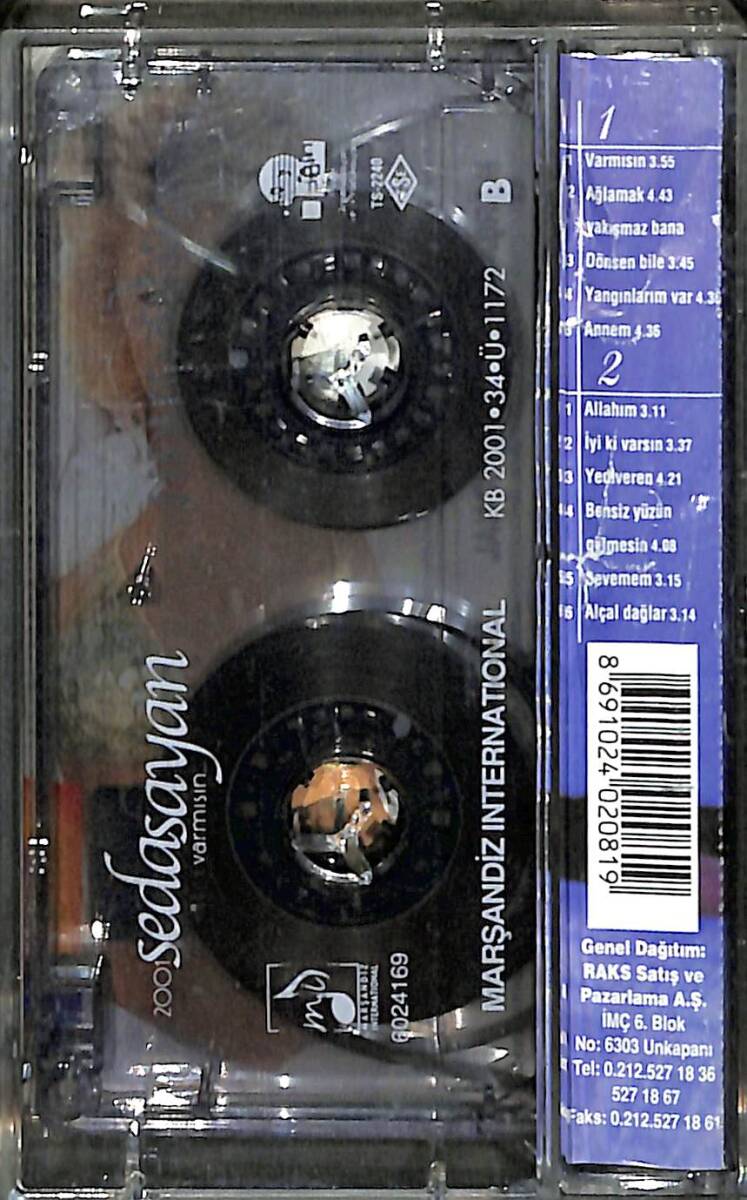 Seda Sayan - Varmısın Orijinal Kaset (İkinci El) KST30362 - 2