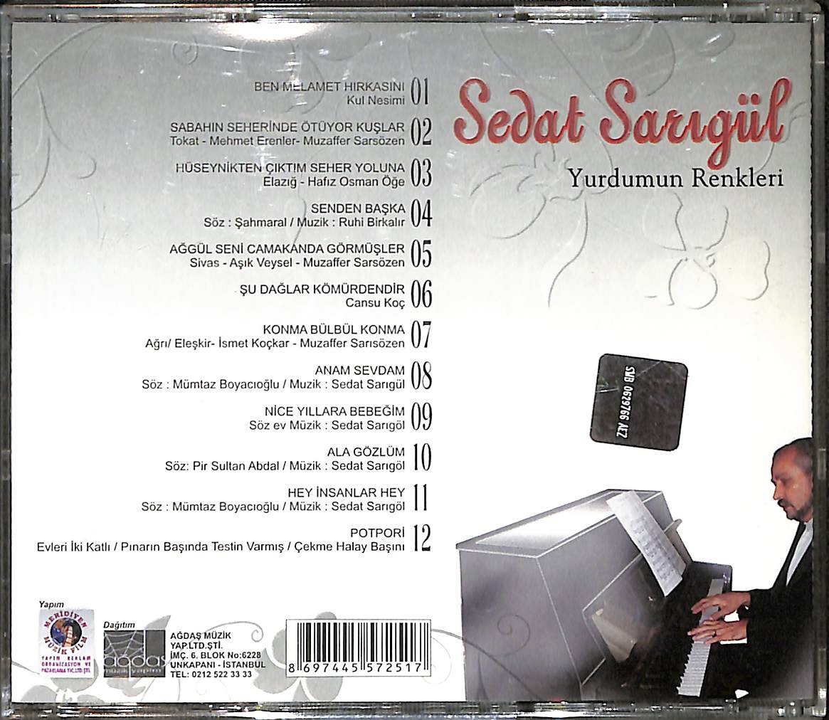 Sedat Sarıgül - Yurdumun Renkleri CD (İkinci El) CD4203 - 2