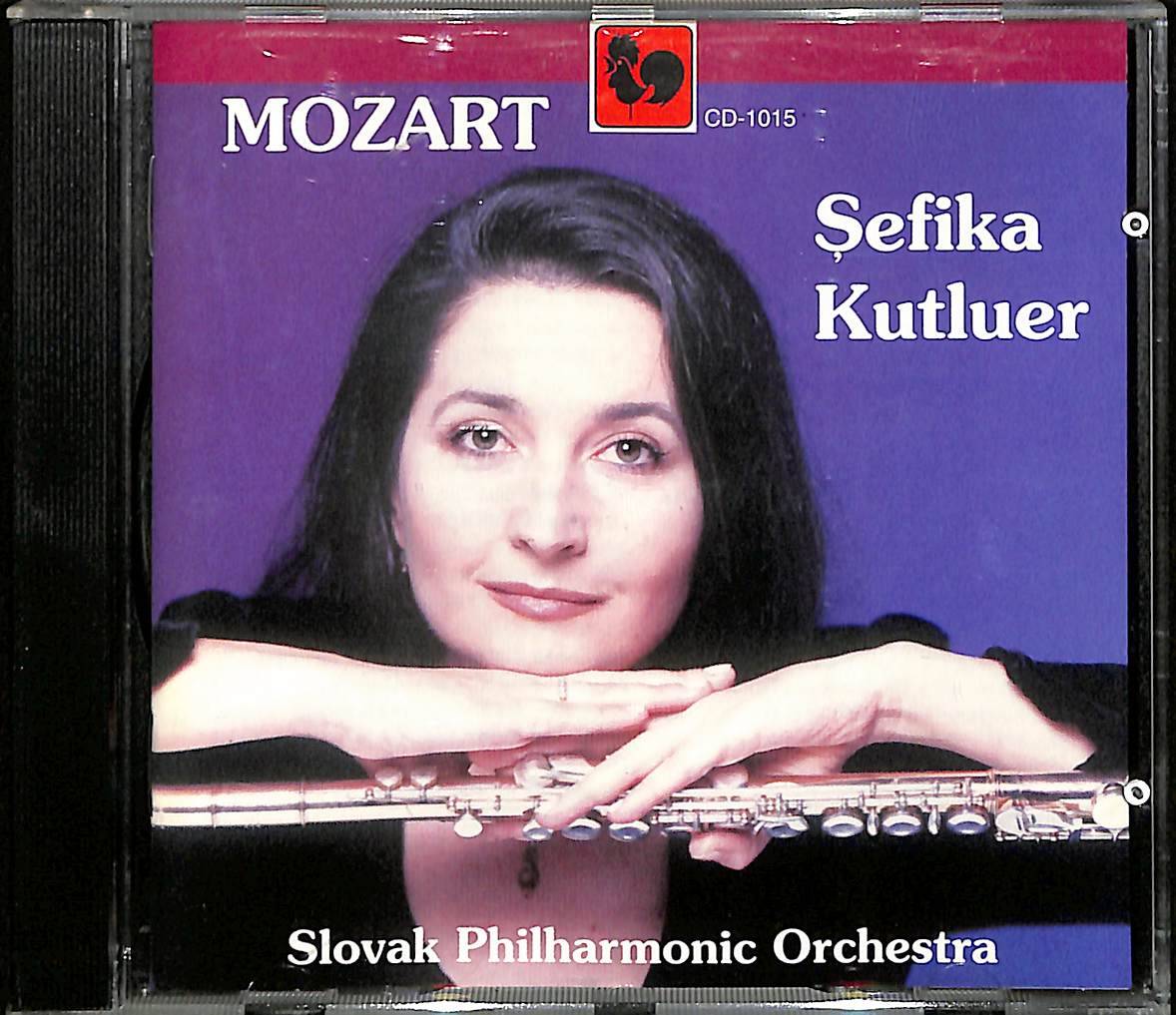Şefika Kutluer - Mozart flute Slovak Philharmonic Orchestra CD (İkinci El) CD4578 - 1