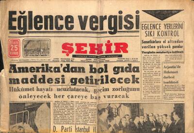 Şehir Gazetesi 13 Kasım 1958 - Beşiktaş - Real Madrid Bu Gece Karşılaşıyor GZ117330 - 1