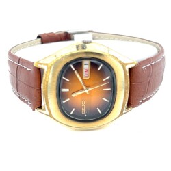 SEİKO 7009-5008 Altın Kaplama Otomatik Erkek Kol Saati EBY320 - 3