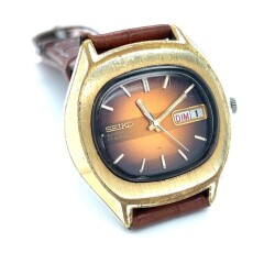 SEİKO 7009-5008 Altın Kaplama Otomatik Erkek Kol Saati EBY320 - 2