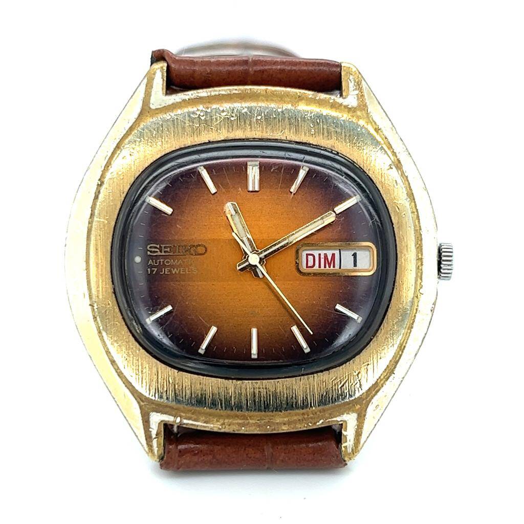 SEİKO 7009-5008 Altın Kaplama Otomatik Erkek Kol Saati EBY320 - 5