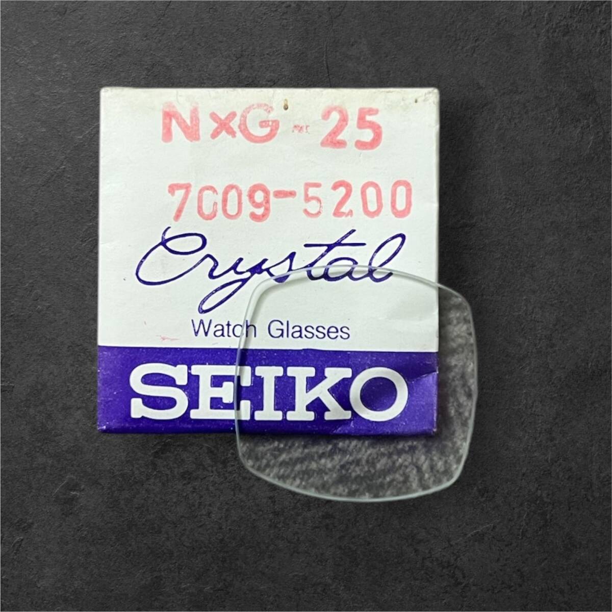 Seiko 7009-5200 NxG-25mm - Köşeli Saat Camı SYP1047 - 1