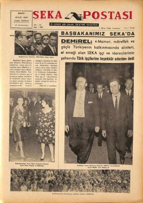 Seka Postası 1 Ekim 1966 - Başbakanımız Demirel Sekada , Haluk Kunt GZ79635 - 1