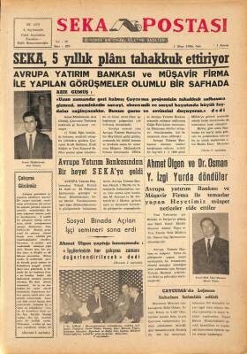 Seka Postası 1 Mart 1966 - Kağıtspor 1 - Boruspor 1, Ahmet Ülgen Ve Dr.Osman Y.İzgi Yurda Döndüler GZ79623 - 1