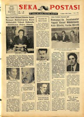 Seka Postası 1 Şubat 1974 - Sayın Ecevit Hükümeti Görevine Başladı GZ803743 - 1