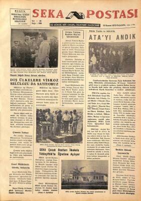 Seka Postası 15 Kasım 1973 - Bütün Yurtta Ve SEKAda ATAyı Andık GZ79641 - 1